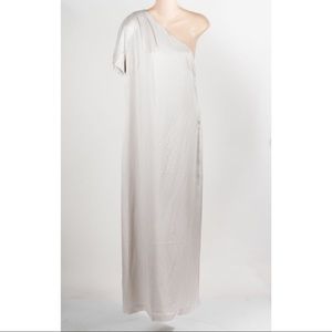 Banana Republic One Shoulder Silk Maxi Dress